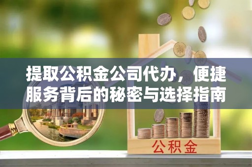 楚雄提取公积金公司代办，便捷服务背后的秘密与选择指南
