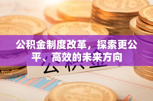 楚雄公积金制度改革，探索更公平、高效的未来方向