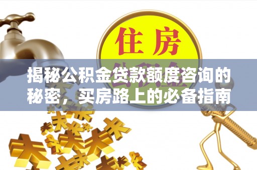 楚雄揭秘公积金贷款额度咨询的秘密，买房路上的必备指南