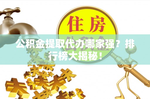 楚雄公积金提取代办哪家强？排行榜大揭秘！