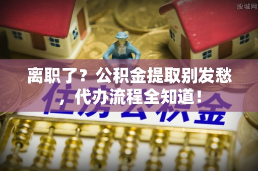 楚雄离职了？公积金提取别发愁，代办流程全知道！