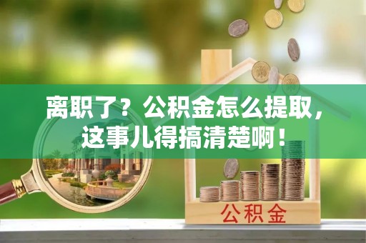 楚雄离职了？公积金怎么提取，这事儿得搞清楚啊！