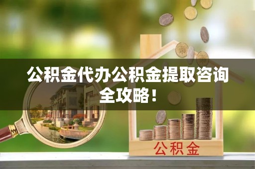 楚雄公积金代办公积金提取咨询全攻略！
