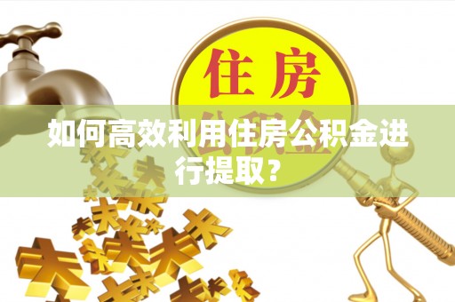 楚雄如何高效利用住房公积金进行提取？