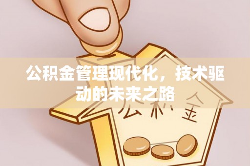 楚雄公积金管理现代化，技术驱动的未来之路